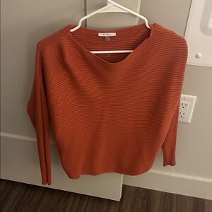 The Limited Rust V-Neck Sweater